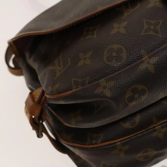 LOUIS VUITTON Monogram Saumur 30 Shoulder Bag M42256 LV Auth bs28187 - Picture 4 of 16